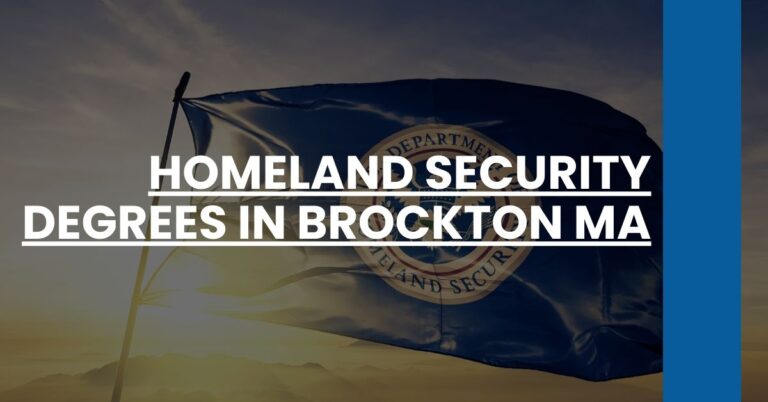 Homeland Security Degrees in Brockton MA Feature Image