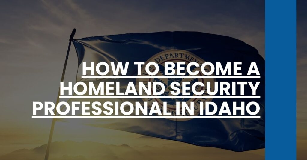 How to Become a Homeland Security Professional in Idaho Feature Image