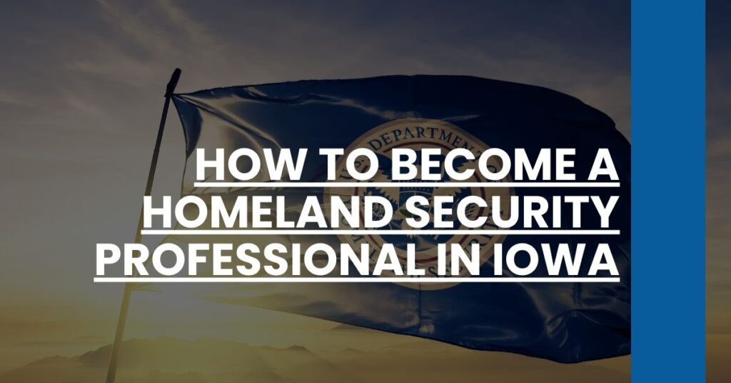 How to Become a Homeland Security Professional in Iowa Feature Image