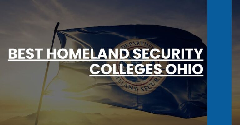 Best Homeland Security Colleges Ohio Feature Image